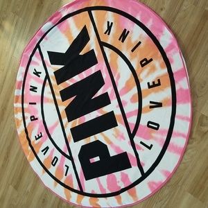 PINK Round Beach Towel